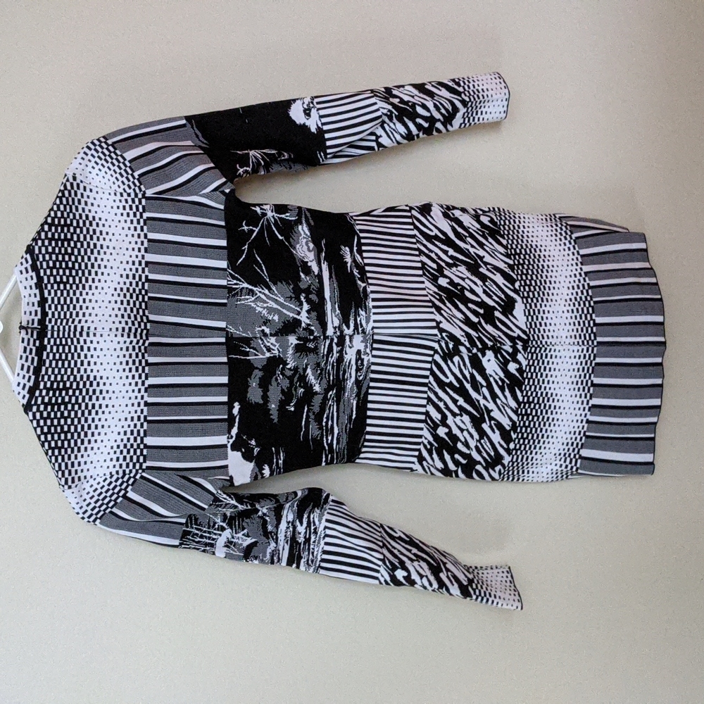 Balenciaga Mixed Pattern Dress - Picture 5 of 6
